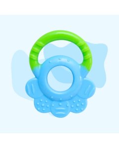 Mee Mee Multi-Textured Silicone Teether Flower Shape Blue