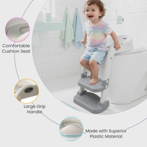 Nuluv Baby Potty Training Seat With Step Ladder