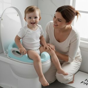 Nuluv Premium Baby Potty Training Seat With Support Handles and Soft Cushion