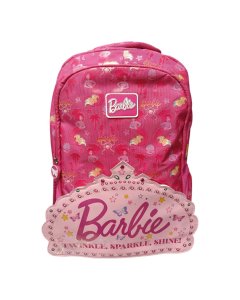 Striders Barbie School Bag Pink 16 Inch