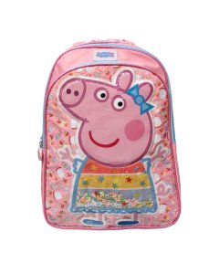 Striders Peppa Pig School Bag Pink 16 Inch