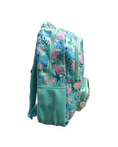 Striders Stitch School Bag Turquoise 16 Inch