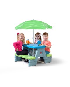 Step2 Sun & Shade Picnic Table With Umbrella