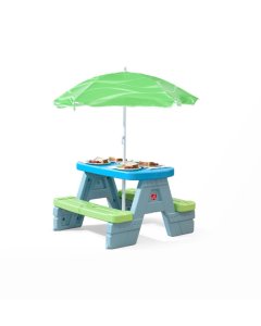 Step2 Sun & Shade Picnic Table With Umbrella