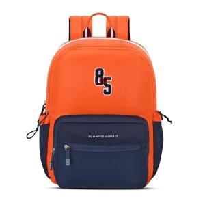 Tommy Hilfiger High School Backpack Blade Bright Orange+Navy