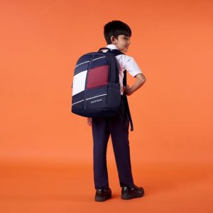 Tommy Hilfiger High School Backpack Cloud Navy