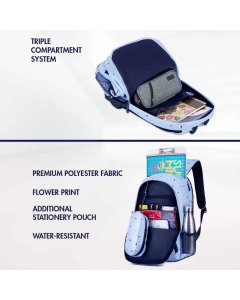 Tommy Hilfiger High School Backpack Pixel Breezy Blue
