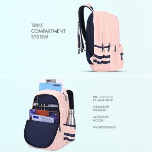 Tommy Hilfiger High School Backpack Ridge Blush Pink