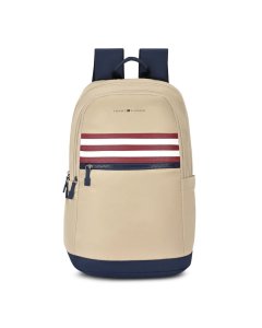 Tommy Hilfiger High School Backpack Travik Beige+Navy