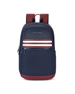 Tommy Hilfiger High School Backpack Travik Navy+Burgundy