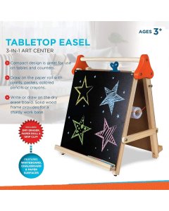 TF Wooden 3in1 Table Top Easel