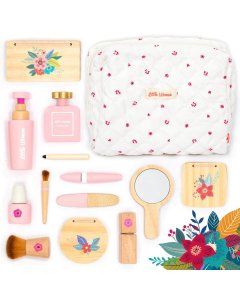 Wudly Little Woman's Wooden Makeup Set
