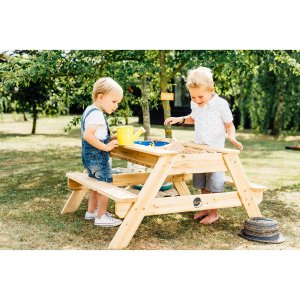 Plum Surfside Wooden Sand and Water Picnic Table