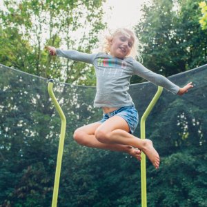 Plum 12ft Wave Springsafe Trampoline and Enclosure