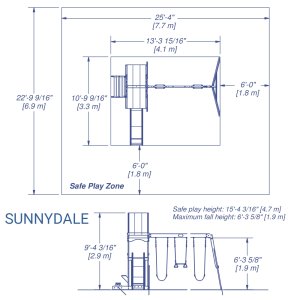 Backyard Discovery Sunnydale Play Tower Swings