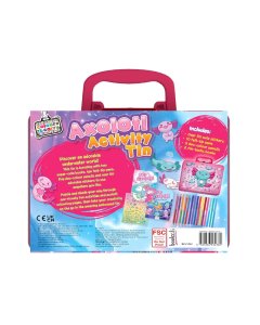 Bookoli Colour & Carry Axolotl Activity Tin
