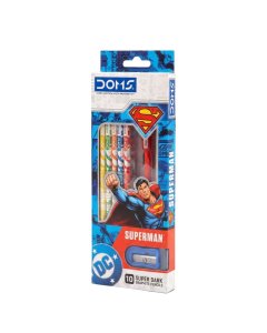Doms DC Superman Super Dark HB Graphite Pencils