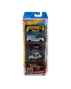 Hot Wheels Metro Sketch Diecast Vehicle 5 Pack
