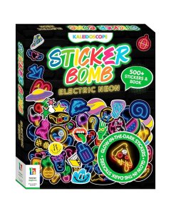 Hinkler Kaleidoscope Sticker Bomb Electric Neon