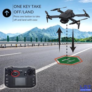 L.O.T. Aviation Iris Camera Drone / Brushless Motor / Built-In Screen Remote / 500 Feet+ Range
