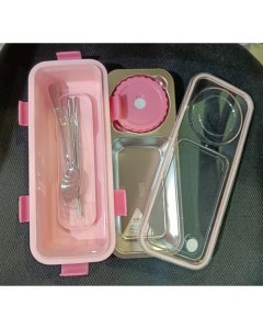 TF Leakproof Stainless Steel Lunch Box With Double Compartment 7106