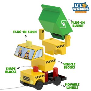 Li'l Wizards Realistic City Vehicle Loader Truck Toy