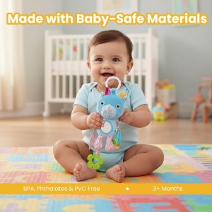 Nuluv Activity Rhino Rattle