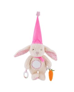 Nuluv Soft Bunny Ring Rattle Toy