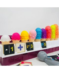 Open Ended Scoop and Learn Ice Cream Set