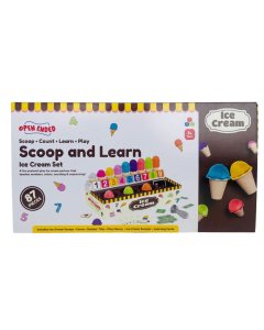 Open Ended Scoop and Learn Ice Cream Set