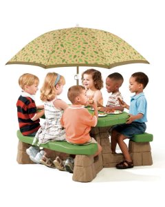 Step2 Picnic Table With Umbrella (Bright) 787700