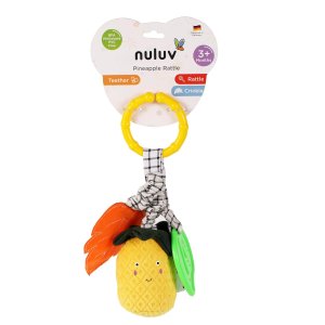 Nuluv Pineapple Baby Rattle