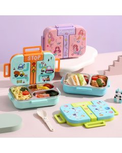 TF Stainless Steel Lunch Box With 3 Grids 7159