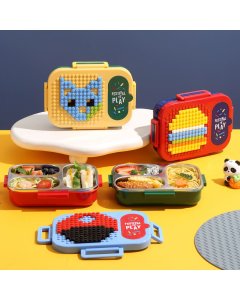 TF Bento Stainless Steel Lunch Box With Blocks 7161