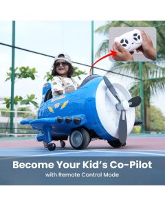 E-motorad Formula Fun Turbo Wing Ride-On Blue