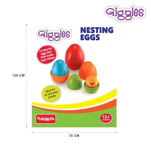 Funskool Plastic Eggs Nesting Toy