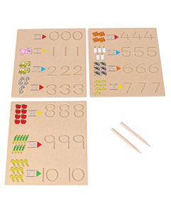 Hilife 123 Number Tracing Board Board Uppercase Big
