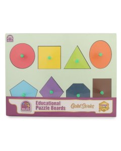 Hilife Educational Shape Knobbed Puzzle Boards