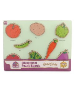 Hilife Educational Vegetable Puzzle Boards