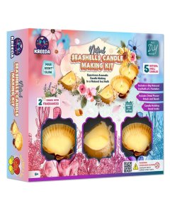 Kreeda Natural Seashells Candle Making Kit