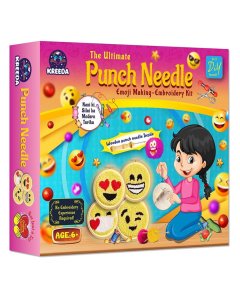 Kreeda Punch Needle Emoji Making Embroidery Kit