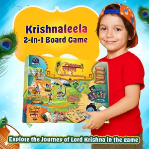 Kreeda Krishnaleela Big Size 2in1 Board Game