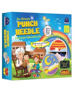 Kreeda Punch Needle Landscape Embroidery Kit