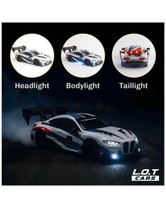 L.O.T Car Ghost RC Drift Car  The Street Legend  / 4 Wheel Drive / 2.4 GHZ / 1:24 Scale / LED Front and Rear Light / 20 KMPH