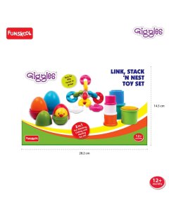 Funskool Link Stack N Nest Toy Set
