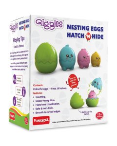 Funskool Nesting Eggs Hatch N Hide Toy