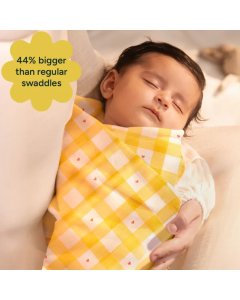 Nintara Baby Muslin Swaddle Sunshine Yellow