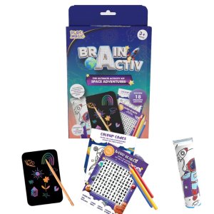 PlayMagic BrainActiv Kaleidoscope & Scratch Art Kit