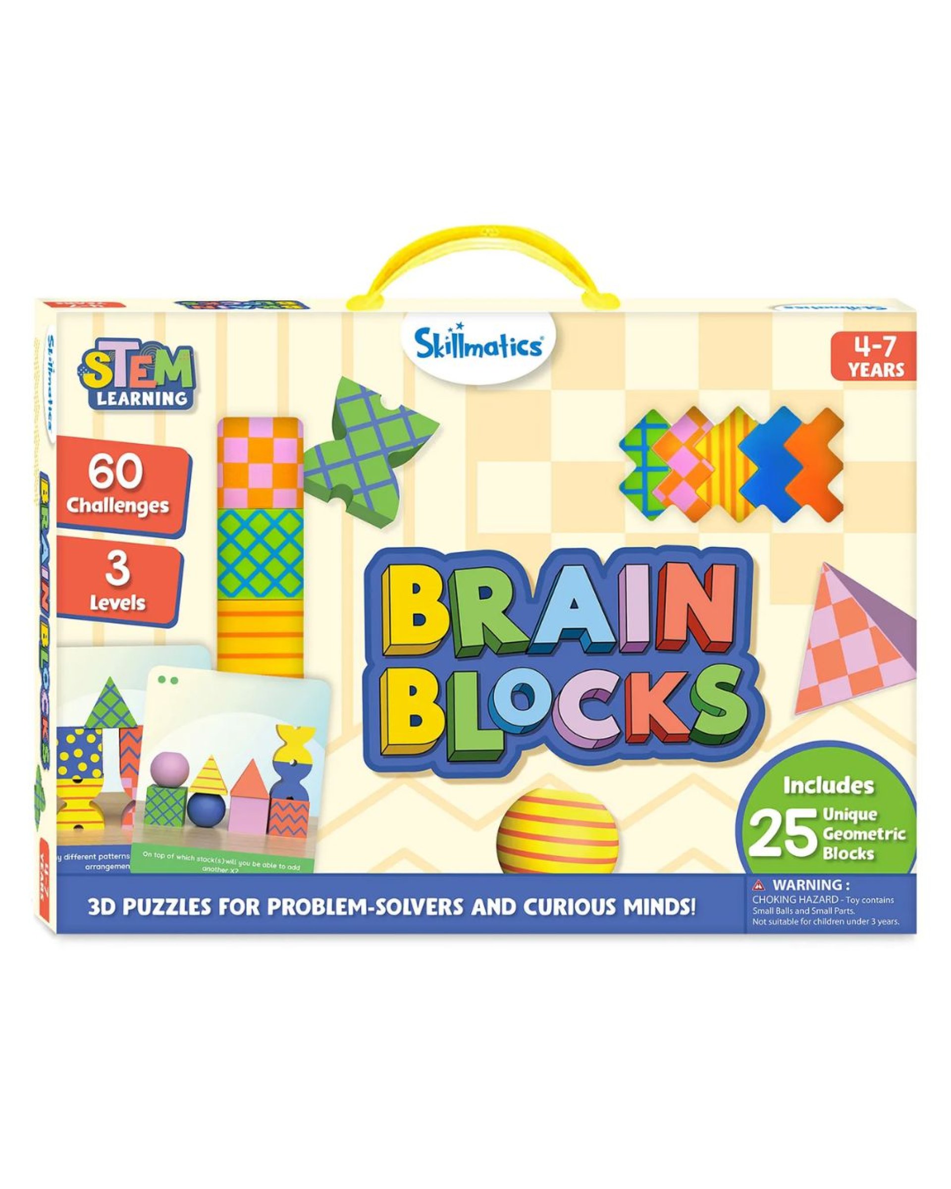 Skillmatics Brain Blocks 3D Early STEM Building Blocks Game - Best ...