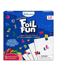 Skillmatics Foil Fun Letter & Number Stickers